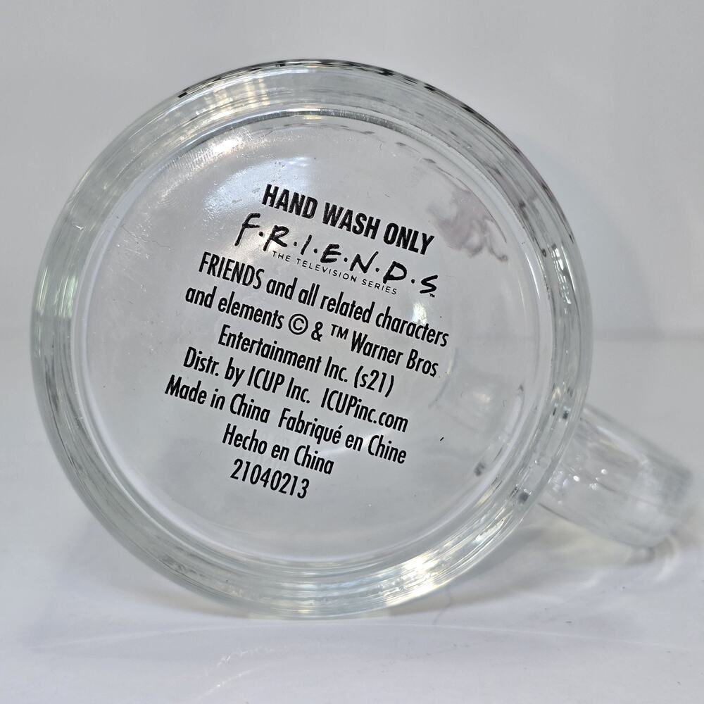 Friends TV Show “You Are My Lobster” Glass Mug Ross Rachel Quote Cup Warner Bros - Picture 5 of 7